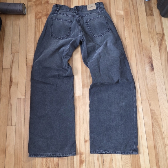 Motel Rocks Denim - SOLD! Motel Rocks 26W 34L Black Faded Jeans